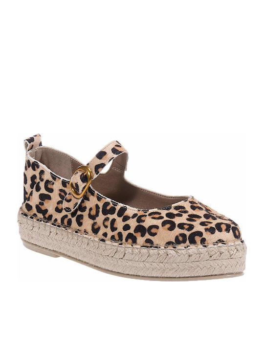 Komis & Komis Women's Leather Espadrilles Tabac...