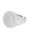 Swarovski Cocktail Women's Ring with Stones Steel