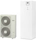 Hitachi Yutaki-S Combi Топлопомпа 12.9кВт Трифазен 60°C Сплит