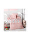 Beauty Home Baby Sheets Set Crib Cotton Salmon Pink 100x150cm 4pcs