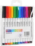 Next Whiteboard Markers 12pcs (Μiscellaneous Colours)