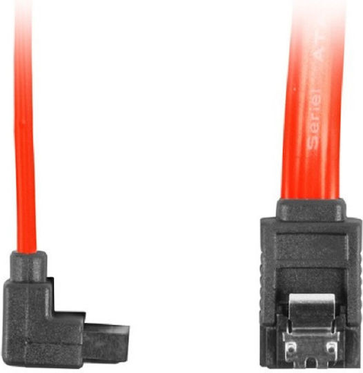 Lanberg 7-Pin SATA III to 7-Pin SATA III Cable 30cm Red (CA-SASA-13CU-0030-R)