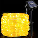 Jimacro Slrl Outdoor Solar Light Led Rope Christmas Light Tube Warm White Battery 100 Light Bulbs Programmable 12m IP65