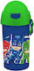 Diakakis Trinkflasche Kinderflasche PJ Masks Kunststoff mit Strohhalm Grün 500ml