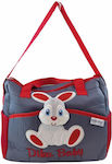 Diaper Handbag Gray 38x32x14cm