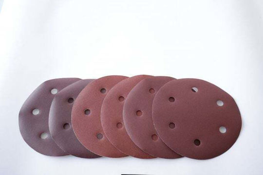 Foaie de șlefuire pentru șlefuitor excentric K150 cu găuri 215mmx215mm