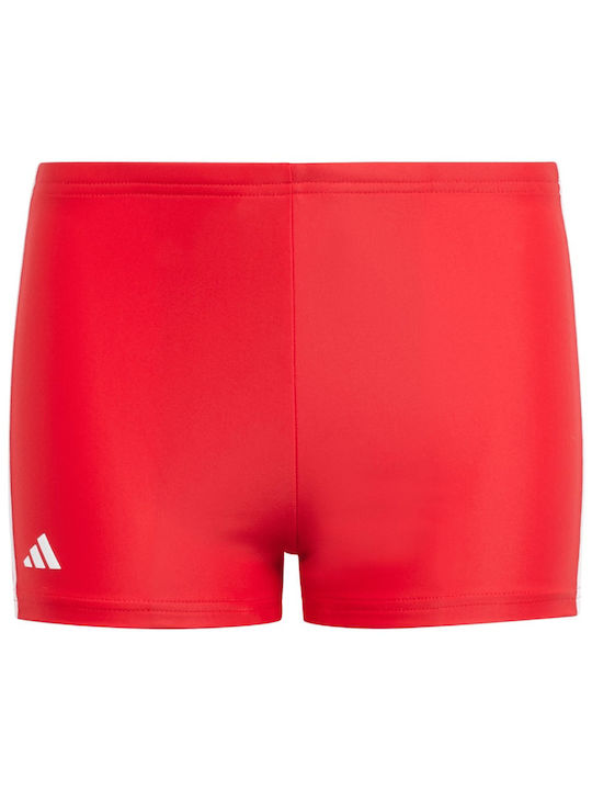 Adidas 3-stripes Kinder Badeanzug Badeshorts Rot