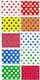 Colorfix Karton Polka Dot 50x70cm. Grün