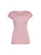 Salewa Women's Athletic T-shirt Fast Drying Polka Dot Pink