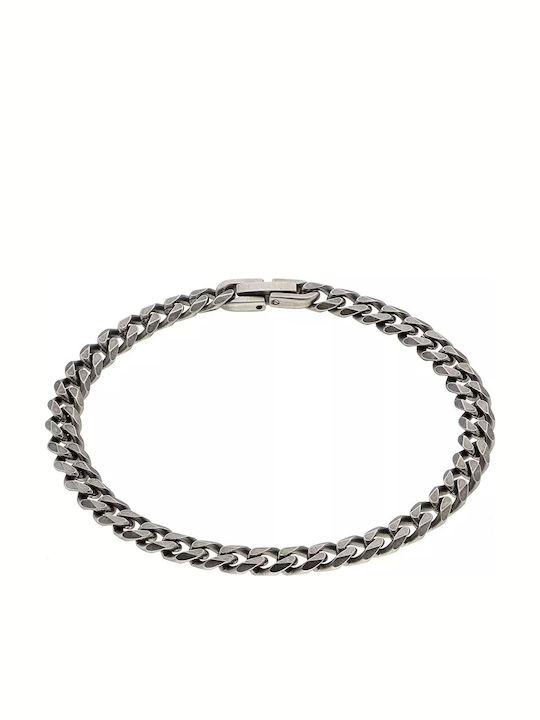 Oxzen Chain Hand made of Stainless Steel Wide Thickness 6mm