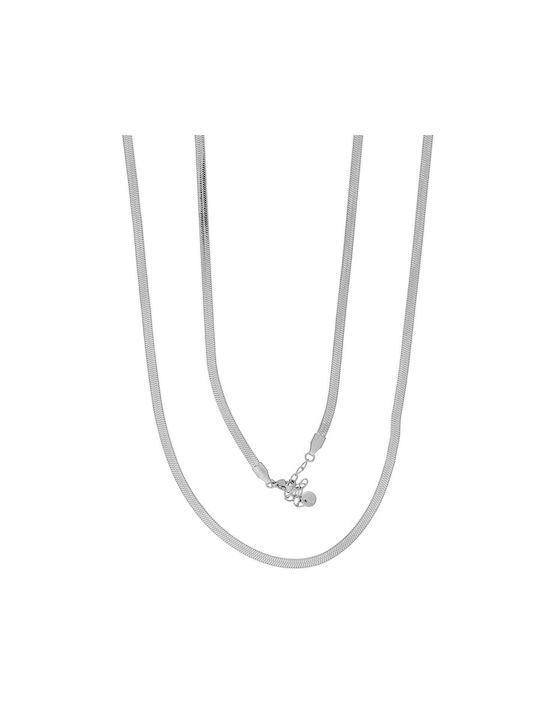 Excite-Fashion Chain Neck Snake made of Stainless Steel