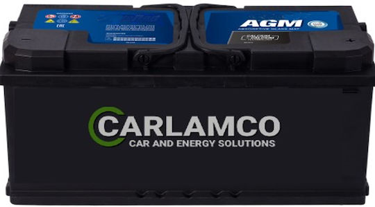 Carlamco Batterie Auto mit Kapazität 110Ah Start/Stopp