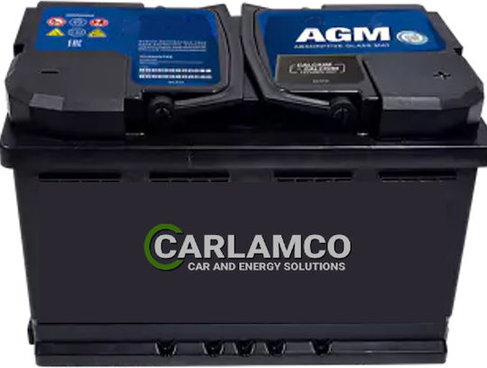 Carlamco Batterie Auto mit Kapazität 73Ah Start/Stopp