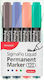 Monami Permanent Markers 4pcs