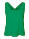 Vero Moda pentru Femei Bluză Fără mâneci Bright Green