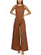 Women's One-piece Suit Brown