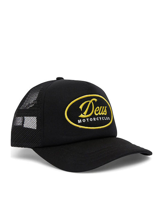 Deus Ex Machina Men's Trucker Cap Black