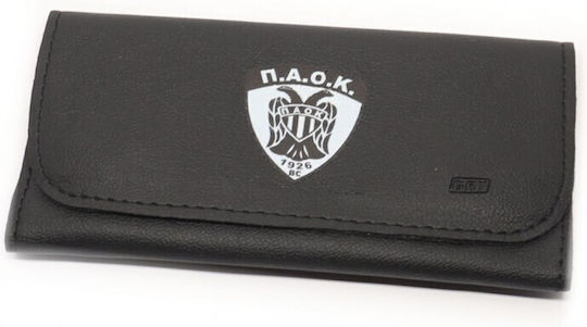 Lederne Tabaktasche in mit Verschluss BLACK Authentic