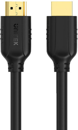 Unitek HDMI 2.0 Premium High Speed 4K 60Hz HDR Cable HDMI male - HDMI male 15m Μαύρο