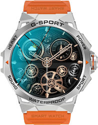 Microwear K62 Smartwatch με Παλμογράφο (Πορτοκαλί)
