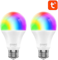 Gosund Smart Λάμπες LED για Ντουί E27 RGB 800lm 2τμχ