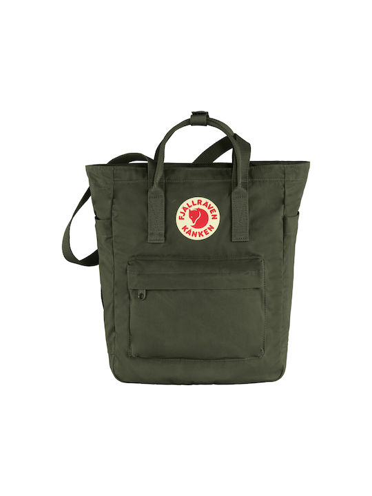 Fjallraven Kanken Totepack Γυναικείο Σακίδιο Πλάτης Αδιάβροχο Πράσινο 14lt