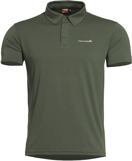 Pentagon Μπλούζα Polo Olive