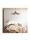 GloboStar Palermo Deckenleuchte Beiges Boho Raster mit Lampenbirnensockel E27 60x60x18cm