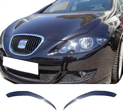 Motordrome Front Headlights Eyebrows for Seat Leon