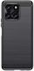 Hurtel Carbon Back Cover Silicon Negru (Honor X6a)