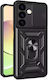 Hurtel Hybrid Umschlag Rückseite Silikon / Kunststoff Schwarz (Redmi 13C 5G)