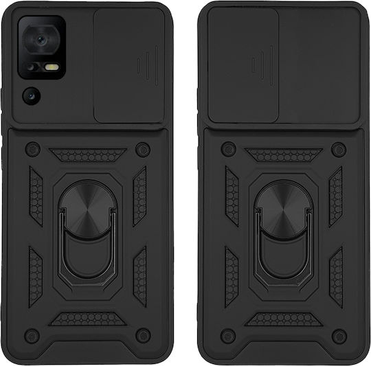 Sonique Back Cover Σιλικόνης / Πλαστικό Μαύρο (TCL 40 SE)