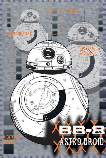 Disney Blanket Fleece Star Wars Grey 140x100cm