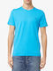 Harmont & Blaine T-shirt Bărbătesc cu Mânecă Scurtă Skyblue