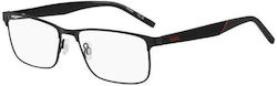 Boss Herren Metallisches Brillengestell Schwarz...