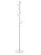 Viosarp Metallic Coat Rack White 38x38x176cm