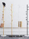 Viosarp Cuiere de podea Metal Alb 38x38x176cm