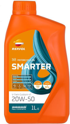 Repsol Smarter Synthetic Motorcycle Oil for Four-Stroke Engines 20W-50 1lt