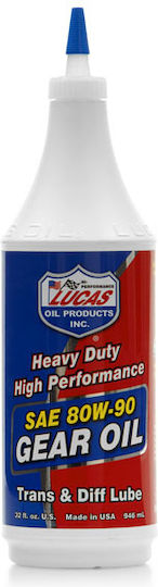 Lucas Oil 80W-90 Βαλβολίνη για Σασμάν Μοτοσυκλέτας 1lt