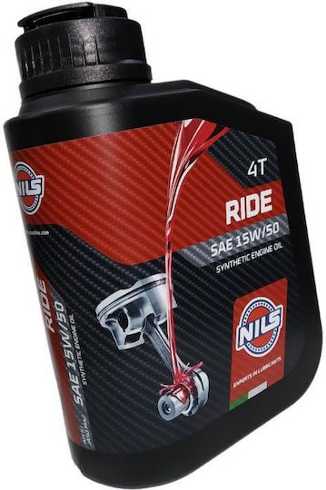 Nils Synthetic Motorcycle Oil for Four-Stroke Engines 15W-50 1lt