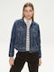 Lee Rider Women's Short Jean Jacket for Spring or Autumn Blue