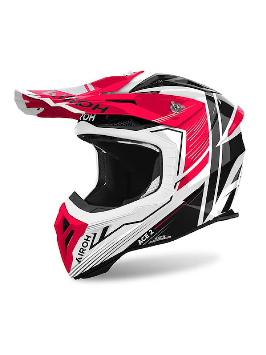 Airoh Aviator Ace 2 Engine red Κράνος Μηχανής M...