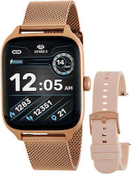 Marea B58011 Stainless Steel Smartwatch with He...