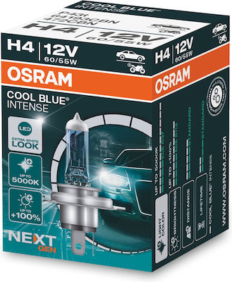 Osram Lămpi Autoturismului H4 / P43T Halogen 5000K Alb rece 12V 55W 1buc