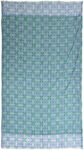 Ble Resort Collection Beach Towel Cotton Blue 180x100cm.