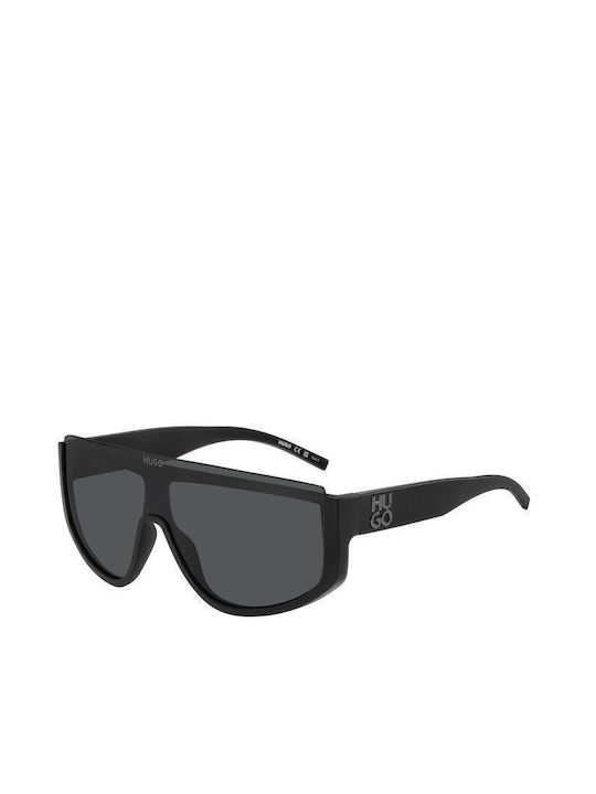 Hugo Boss Men's Sunglasses with Black Plastic Frame and Black Lens HG 1283/S 807/IR