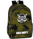 Montichelvo Call Of Duty Lucky Σχολική Τσάντα Πλάτης Γυμνασίου - Λυκείου Πολύχρωμη με Θήκη για Παγούρι