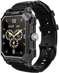 BlitzWolf BW-GTS3 Smartwatch με Παλμογράφο (Μαύρο)