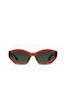 Meller Sonnenbrillen mit Rot Rahmen und Grün Polarisiert Linse ST-MAROONOLI
