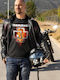 Softworld Rammstein Lava Logo T-shirt Μαύρο